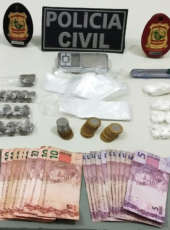 Suspeita de comandar o tráfico de drogas em bairro de Horizonte é presa pela Polícia Civil