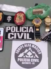 Homem é preso em flagrante por tráfico de drogas e posse ilegal de arma em Baturité