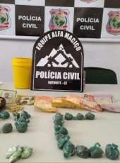 Suspeitos são presos em flagrante por tráfico de drogas na zona rural de Capistrano