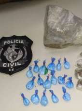 Suspeito de tráfico de drogas é preso pela Polícia Civil na Capital