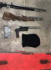 Três armas de fogo são apreendidas pela Polícia Civil durante diligência na Capital