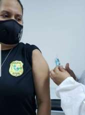 Pelo quarto fim de semana seguido, profissionais de segurança são vacinados no Ceará