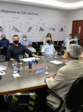 SSPDS e FCDL discutem estratégias de segurança para corredores comerciais