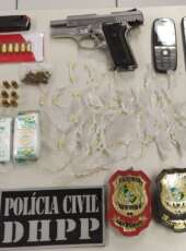 Dupla em posse de pistola e drogas é presa pela PC-CE em Horizonte