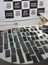 PCCE prende suspeito por receptação e apreende mais de 60 celulares roubados