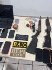 PCCE e PMCE capturam cinco suspeitos de tráfico de drogas e associação para o tráfico em Beberibe