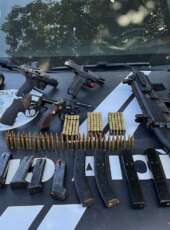 Ação da PCCE  resulta na apreensão de sete armas e mais de 20 quilos de drogas enterradas em Itapipoca