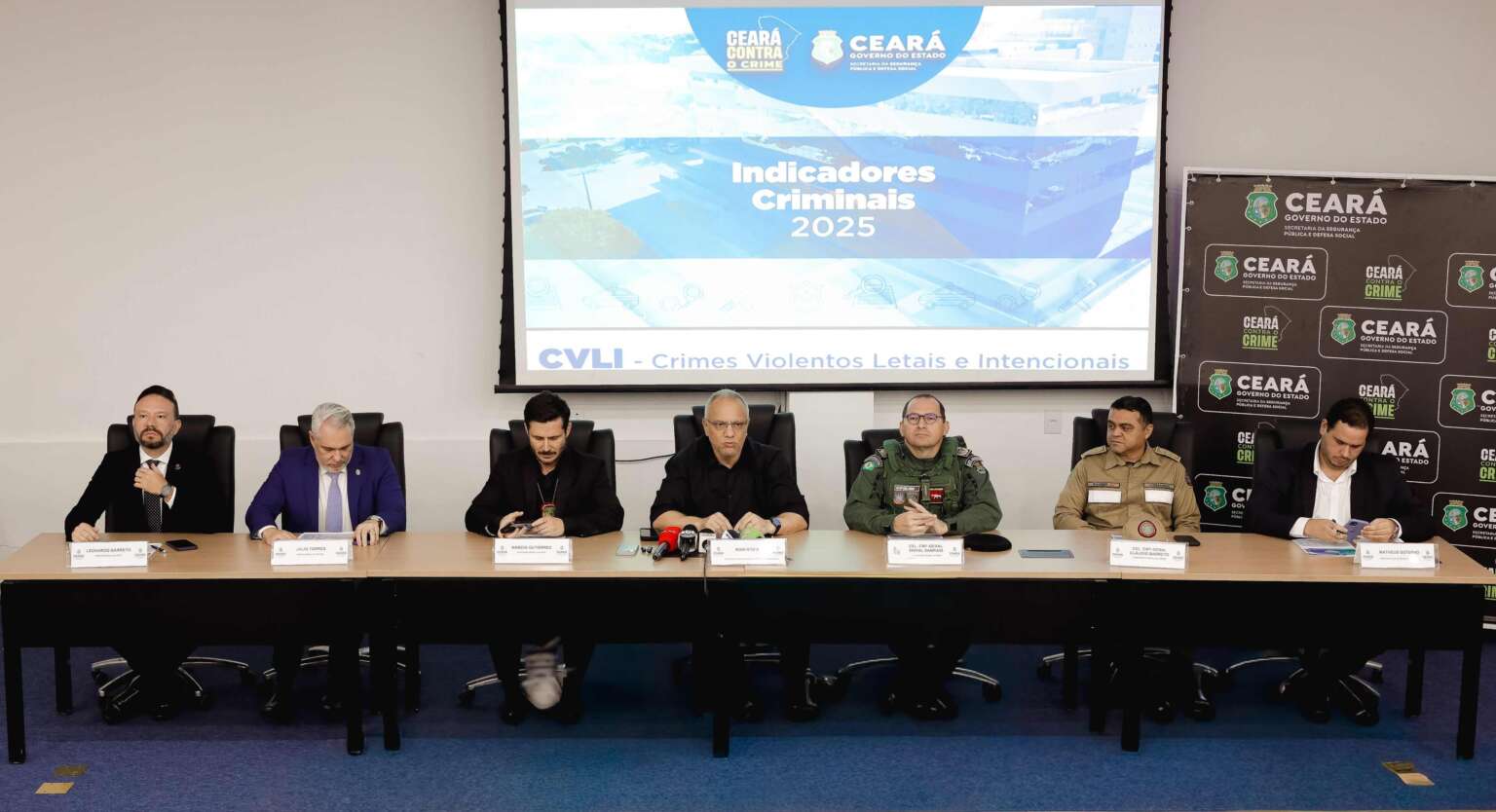 SSPDS anuncia redução nos homicídios e roubos e destaca aumento de capturas e apreensão de armas em 2025