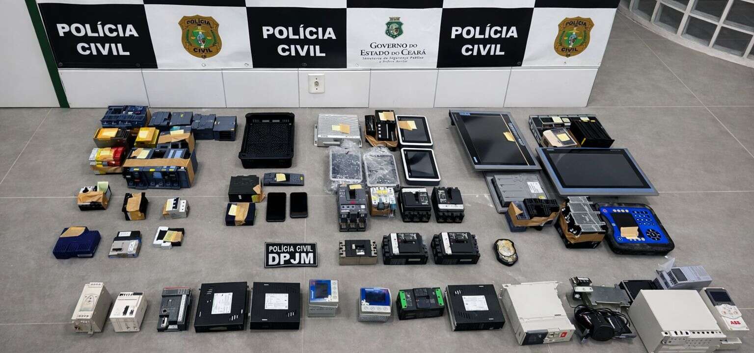 Dupla suspeita de furtar e vender equipamentos industriais é presa pela PCCE