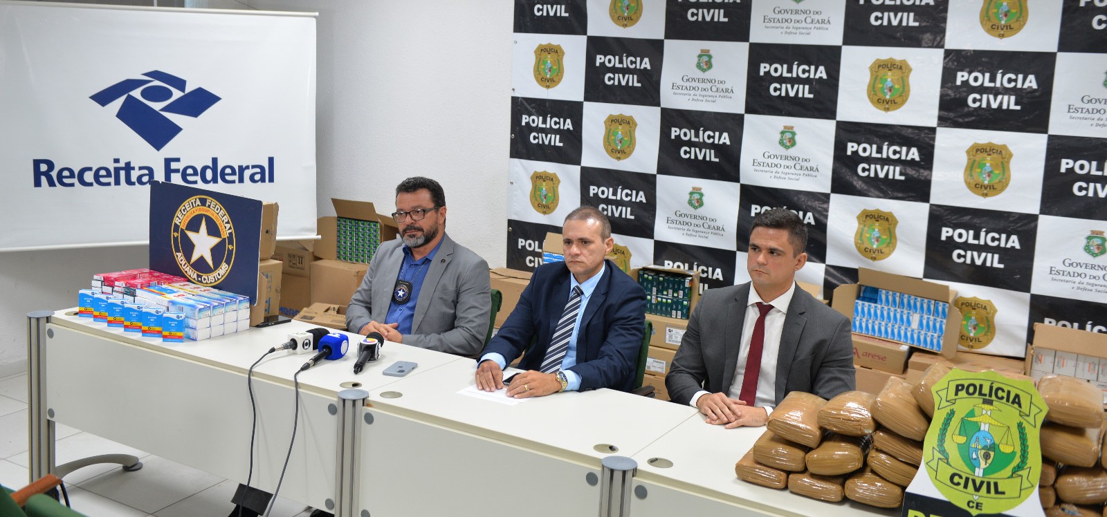 Durante ação conjunta, dupla é presa e 33 kg de skunk escondidos em aparelhos de ar-condicionado são apreendidos em Fortaleza