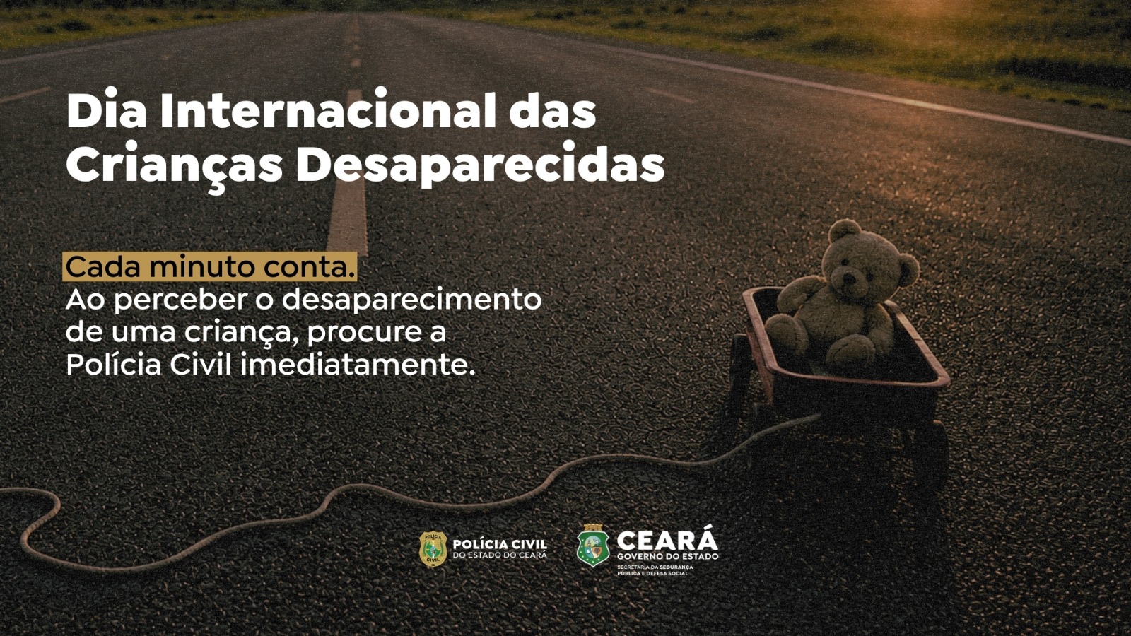 25 de Maio: PCCE reforça importância da prevenção e da resposta rápida nos casos de crianças desaparecidas