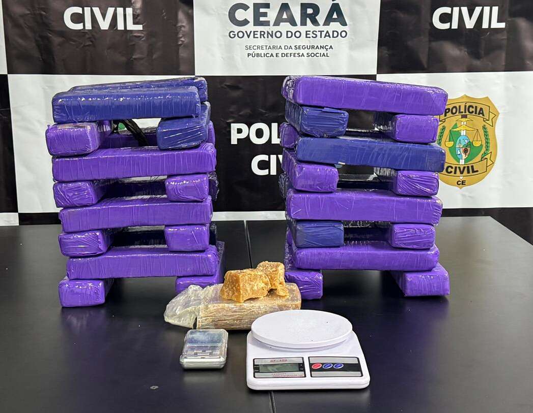 Polícia Civil prende duas mulheres em flagrante com mais de 20 kg de drogas em Juazeiro do Norte